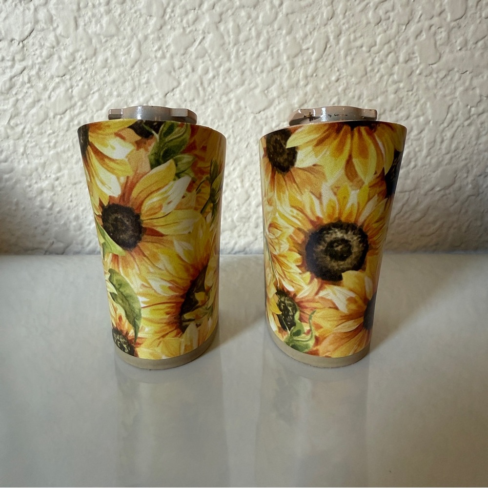 Pashion Footwear v1.0 Custom Sunflower Cluster 4 Inch Block Heels - Picture 2 of 11